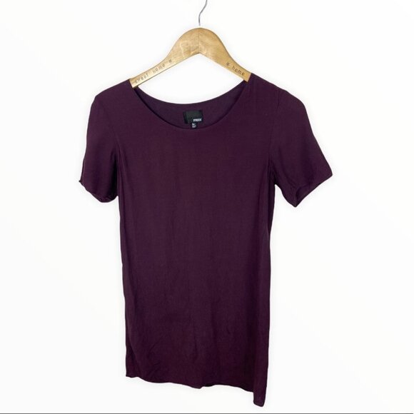 Aritzia Wilfred Free‎ Teigen Dress Purple Size XS Article 52831 Burgundy Shift - Picture 4 of 9